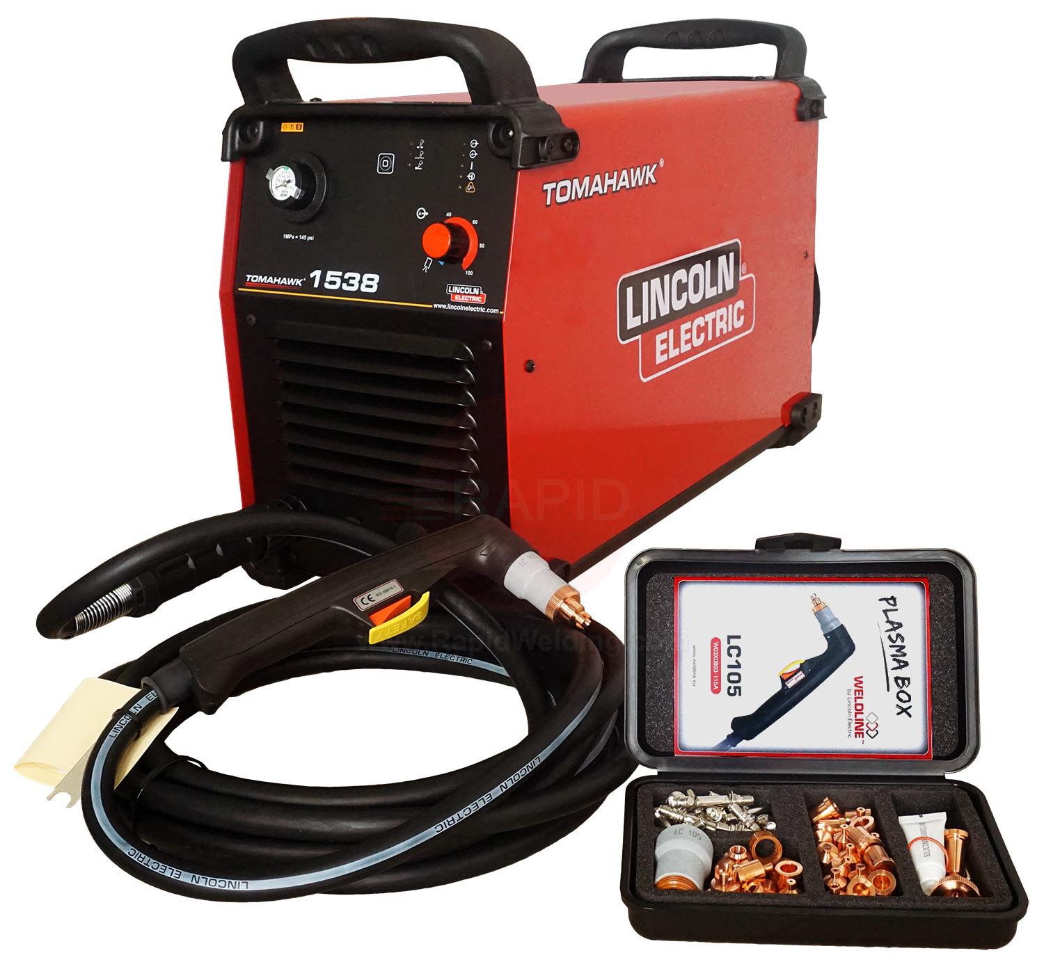 Buy Lincoln Electric Tomahawk 1538 Plasma Cutter 7.5M Hand Torch. 3ph